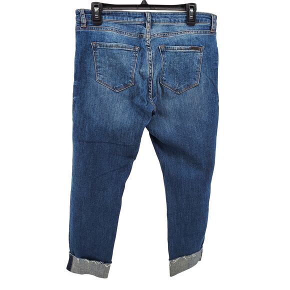 STS Blue Jeans Womens 28 Taylor Tomboy Cuffed Mid Rise Distressed Pre-Owned - Picture 2 of 5